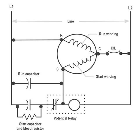 how to test relay hard start capacitor|starting capacitor potential relay.